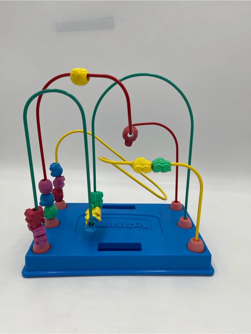 1988 Playskool  busy beads wire maze toy cars & trains